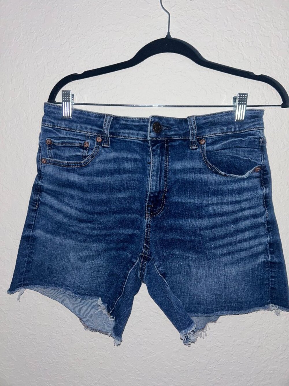 American Eagle Midi Denim Shorts
